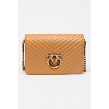 Geanta crossbody din piele Love Click