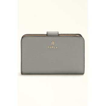 Portofel compact din piele Camelia