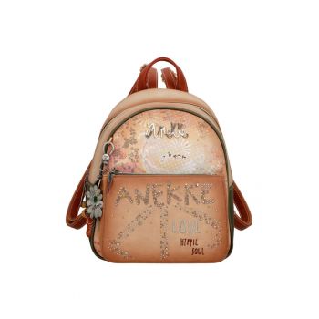 Rucsac mic  Peace & Love - Flori - Multicolor