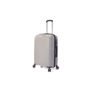 Troler  BZ 5808 - polipropilena - cifru - 4 roti 360° de firma original