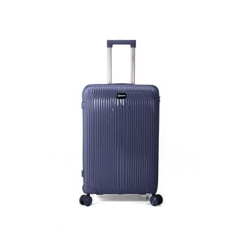 Troler mare  BZ 5819 - 76x48x29 - bagaj de cala - polipropilena - cifru - 4 roti 360° - bleumarin