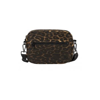 Borseta cu imprimeu leopard