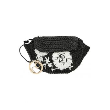 Borseta -  NBAG-XI0160-C020 - Material textil - Negru/Alb