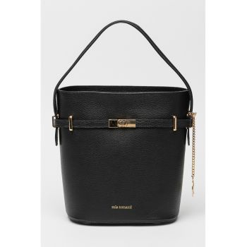 Geanta bucket de piele