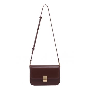 Geanta crossbody de piele cu bareta ajustabila