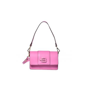 Geanta crossbody de piele cu logo