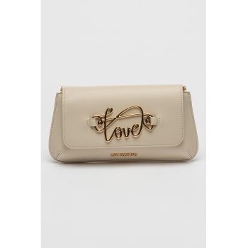 Geanta crossbody de piele ecologica cu bareta lant