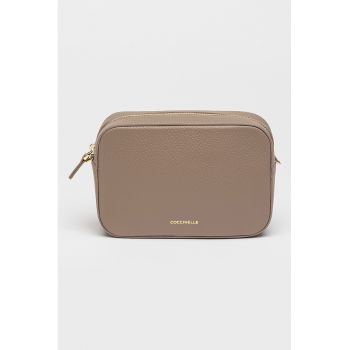 Geanta crossbody din piele cu bareta detasabila