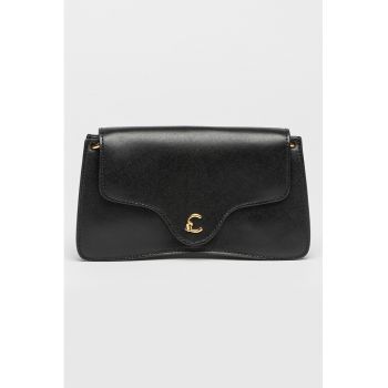 Geanta crossbody din piele cu logo