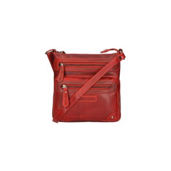 Geanta crossbody unisex de piele