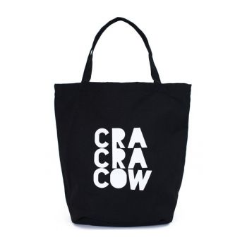 Geanta dama  Cra Cra Cow - neagra - One Size