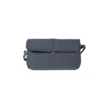 Geanta dama  model tr18193-1 - gri - dimensiune unica - stil minimalist - cu curea reglabila.