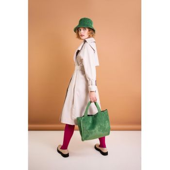 Geanta de dama  model Longo tr23460-2 - verde - dimensiune One Size - material din poliester - inchidere cu capse magnetice.