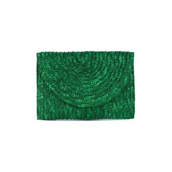 Geanta de mana  model Funky Wedding - verde - dimensiune unica - inchidere magnetica