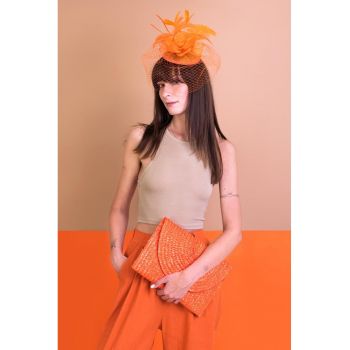 Geanta de umar  model Funky Wedding - portocalie - dimensiune unica - inchidere magnetica