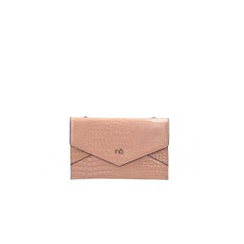Geanta pentru femei  NBAG-P1530-CM04 - Piele ecologica - 16 x 25 cm - Roz