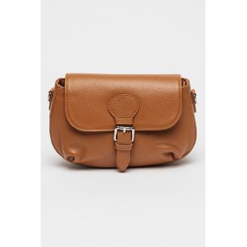 Geanta saddle crossbody de piele