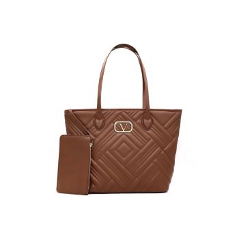 Geanta tote de piele ecologica cu etui detasabil