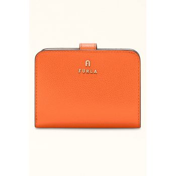 Portofel compact din piele Camelia