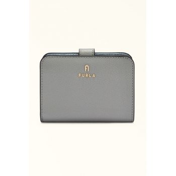Portofel compact din piele Camelia