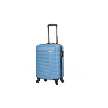 Troler de cabina  SW56205 - 55x35x22 cm - bagaj de mana - ABS - 4 roti 360° - albastru