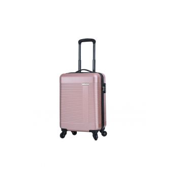 Troler de cabina  SW56205 - 55x35x22 cm - bagaj de mana - ABS - 4 roti 360° - rose