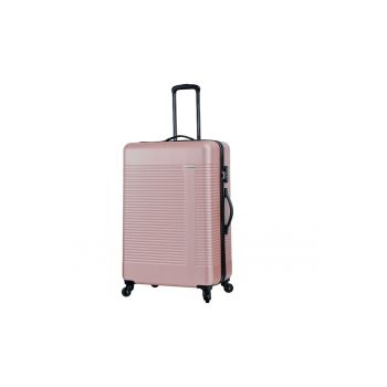 Troler mare  SW56205 - 77x49x30 cm - bagaj de cala - ABS - 4 roti 360° - rose