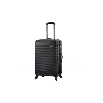 Troler mediu  SW56205 - 67x43x26 cm - bagaj de cala - ABS - 4 roti 360° - negru