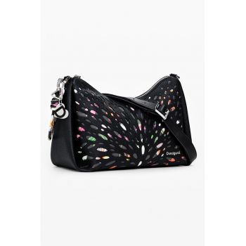 Geanta crossbody cu bareta detasabila si model