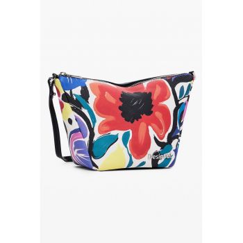 Geanta crossbody cu imprimeu floral
