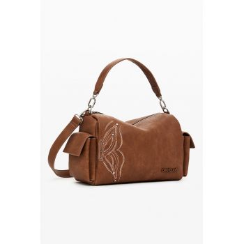 Geanta crossbody din piele ecologica cu bareta detasabila
