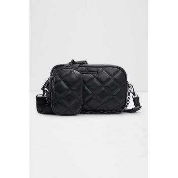 Geanta crossbody matlasata din piele ecologica Evelia