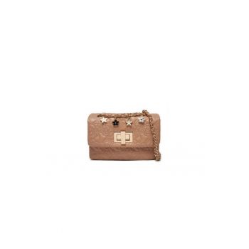 Geanta dama  304788390 - Piele ecologica - Bej