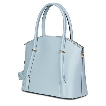 Geanta dama piele naturala Gabriella bleu