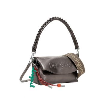 Geanta  Half Logo Trokel Dark Silver 6L 48966