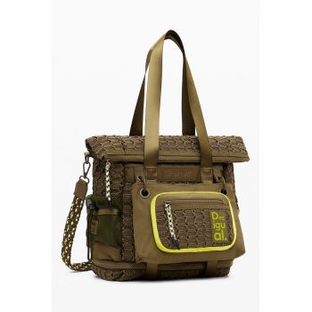 Rucsac din material textil cu etui detasabil