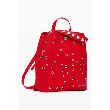 Rucsac din piele ecologica cu anouri metalice