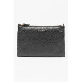 Geanta crossbody convertibila de piele cu aspect granulat Best