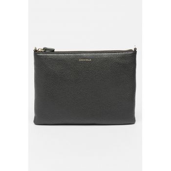 Geanta crossbody convertibila de piele cu aspect granulat Best