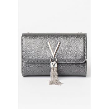 Geanta crossbody cu bareta din lant Divina