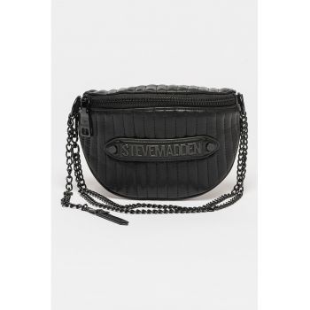 Geanta crossbody de piele ecologica cu aspect matlasat Mixy
