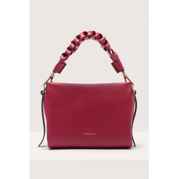 Geanta crossbody din piele cu aspect granulat Boheme Grana