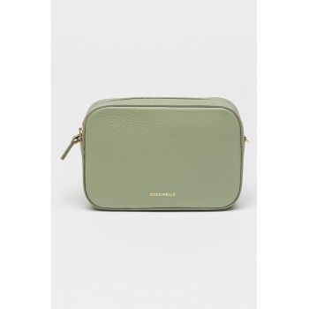 Geanta crossbody din piele cu bareta detasabila