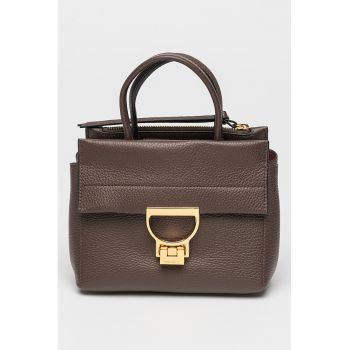 Geanta crossbody din piele cu bretele detasabila