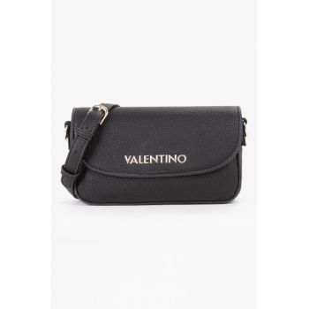 Geanta crossbody din piele ecologica cu logo metalic