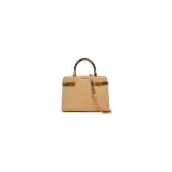 Geanta dama  304976575 - Piele ecologica - Bej