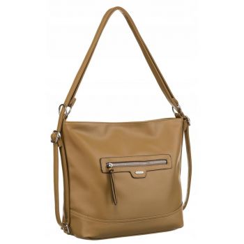 Geanta de dama  model Tote - bej - dimensiune A4