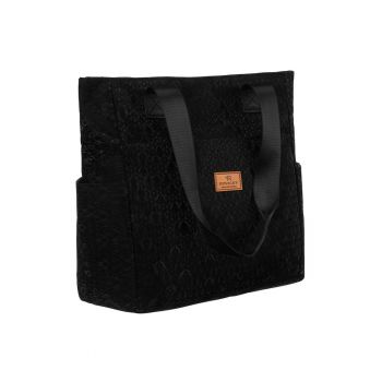 Geanta tote  neagra - 30x28x15cm