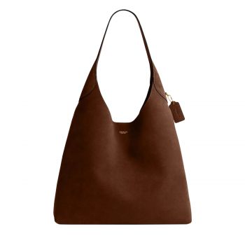 Brooklyn suede shoulder bag