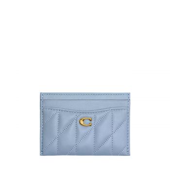 Essential card case with pillow quilting